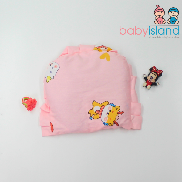 Pink printed Rai pillow