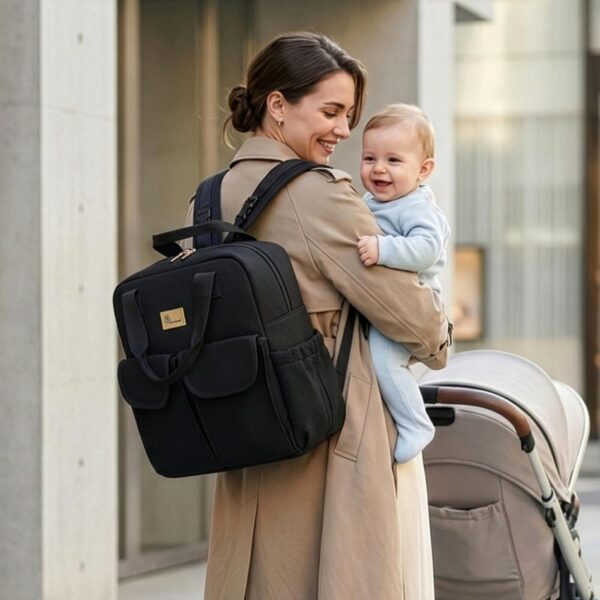 R for Rabbit Caramello Breezy Baby Diaper Bag with Changing Mat for Mother,Waterproof, Large Capacity Multifunctional Maternity Bag for Travel Nursing Backpack for Moms