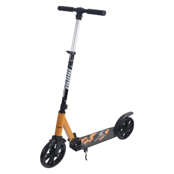 R for Rabbit Road Runner Sportz Kick Scooter for Kids of 5+ Years, 3 Adjustable Height, Foldable, PVC Wheels with ABEC7 Bearings with Brakes, Weight Capacity 120 Kgs