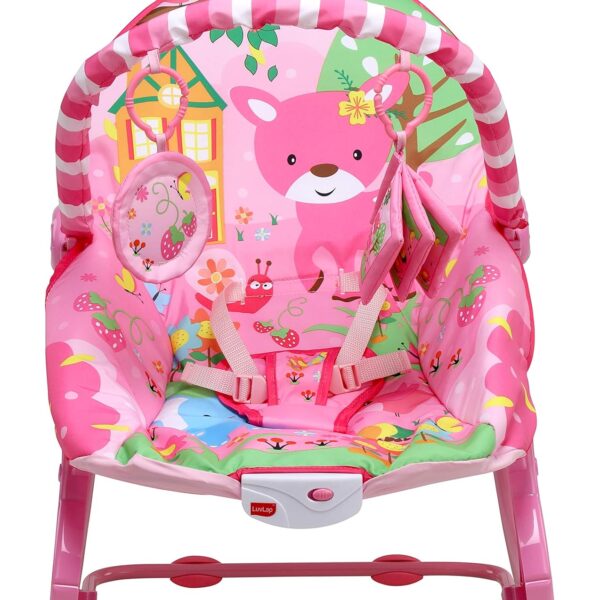LuvLap Springdale Newborn to Toddler Portable Rocker Cum Bouncer,