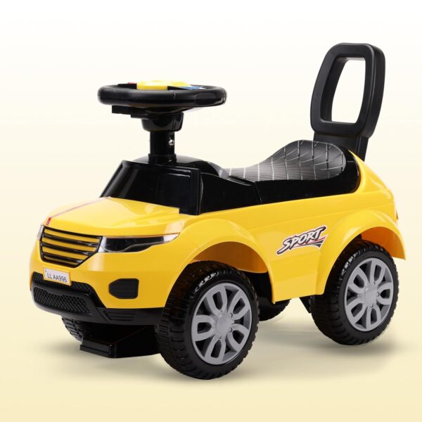LuvLap Starlight Ride on & Car for Kids with Music & Horn Steering, Push Car for Baby with Backrest, Safety Guard, Under Seat Storage & Big Wheels, Ride on for Kids 1 to 3 Years Upto 25 Kgs